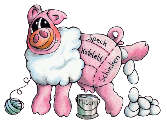 eierlegendewollmilchsau, eierlegendeswollmilchschwein, schwein, schweine, pig, pigs, schweinetier, schweinetiere, gluecksschwein, gluecksschweine by Christine Dumbsky