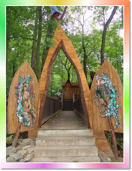 Elfentuerenbemalung f&uuml;r Themenpark, Elfe, Fee