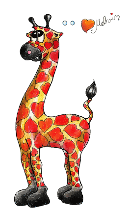 giraffe, giraffen, giraffentiere, mausebaeren, comics, kinderfiguren by Christine Dumbsky