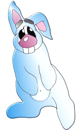 superhase, hase, hasen, rabbit, h&auml;schen, haeschen, karnickel, hasi by Christine Dumbsky