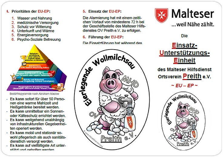 Eierlegende Wollmilchsau, Wollmilchschwein fr Malteser Preith