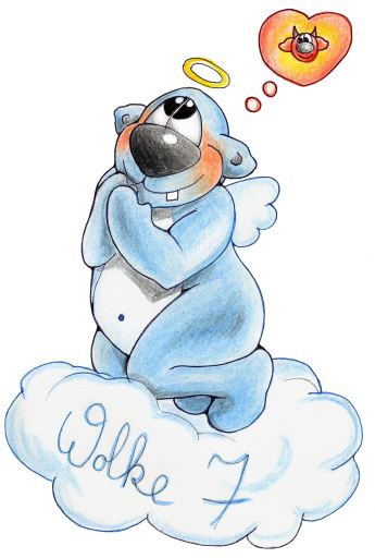 bär, baer, baeren, bären, mausebär, mausebaer, mausebaeren, mausebären, engel, teufel, engelchen, teufelchen by Christine Dumbsky