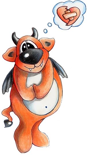 teufelbaer, teufelbär, teufel, devil, devil bear, devilbear by Christine Dumbsky